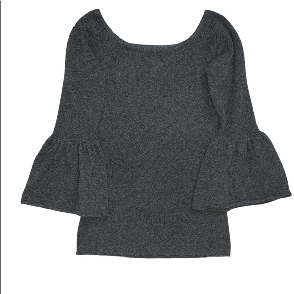 Oats Cashmere Sweater with Bell Sleeves - Picture 1 of 5